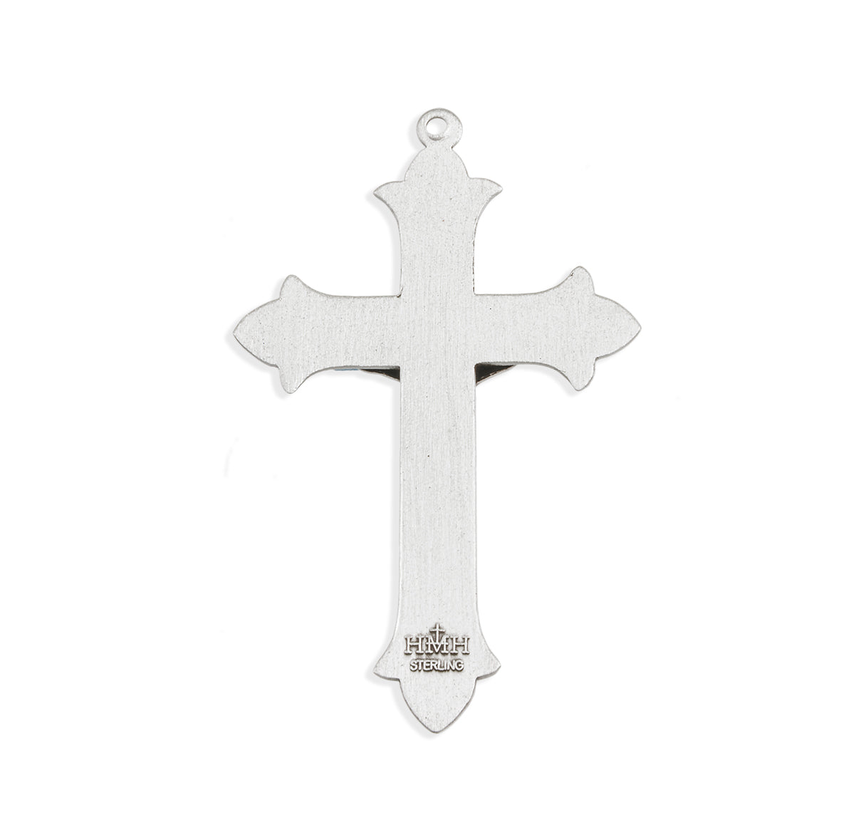 Sterling Silver Fleur De Lis Cross